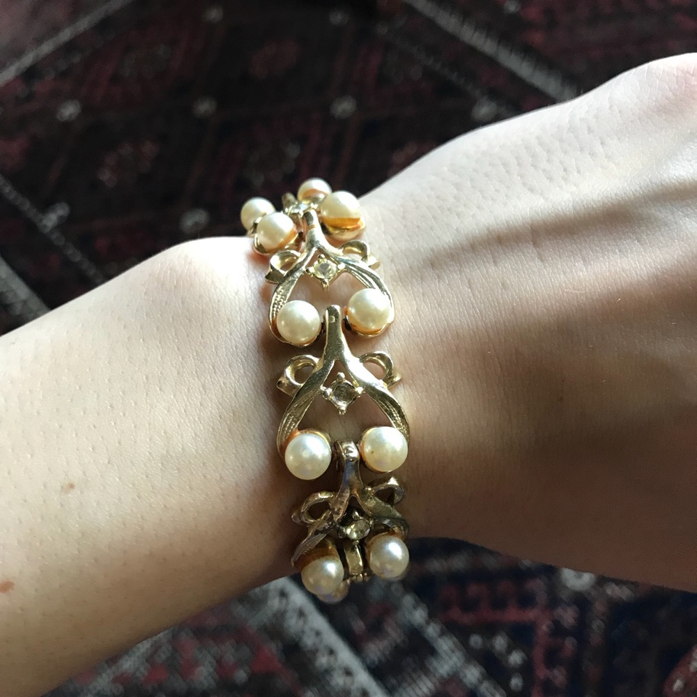 Vintage heart bracelet